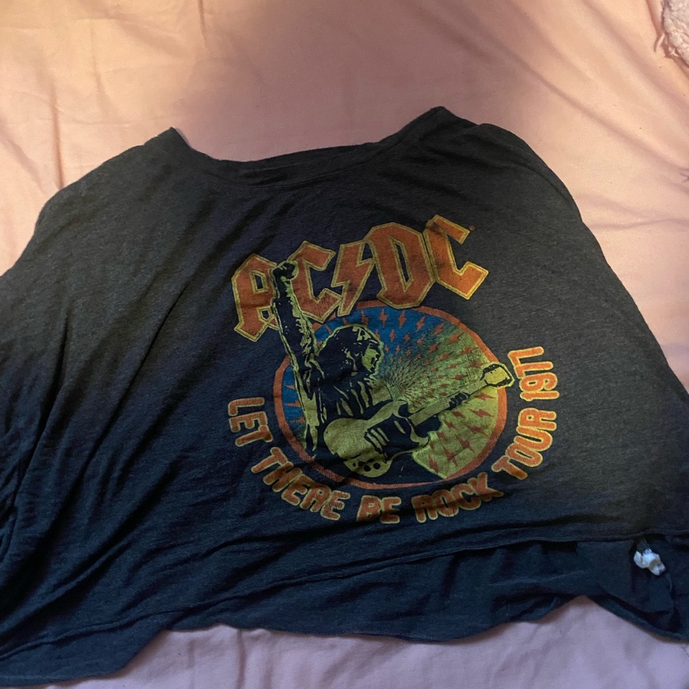 ACDC crop top